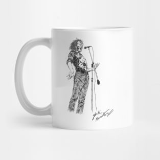 Joe Cocker Original Hand Drawn Ink Artwork Mug